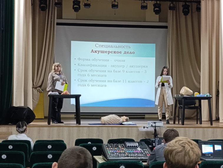 Профориентационная встреча с профессиональным учреждением "Краснокаменский медицинский колледж". (копия).